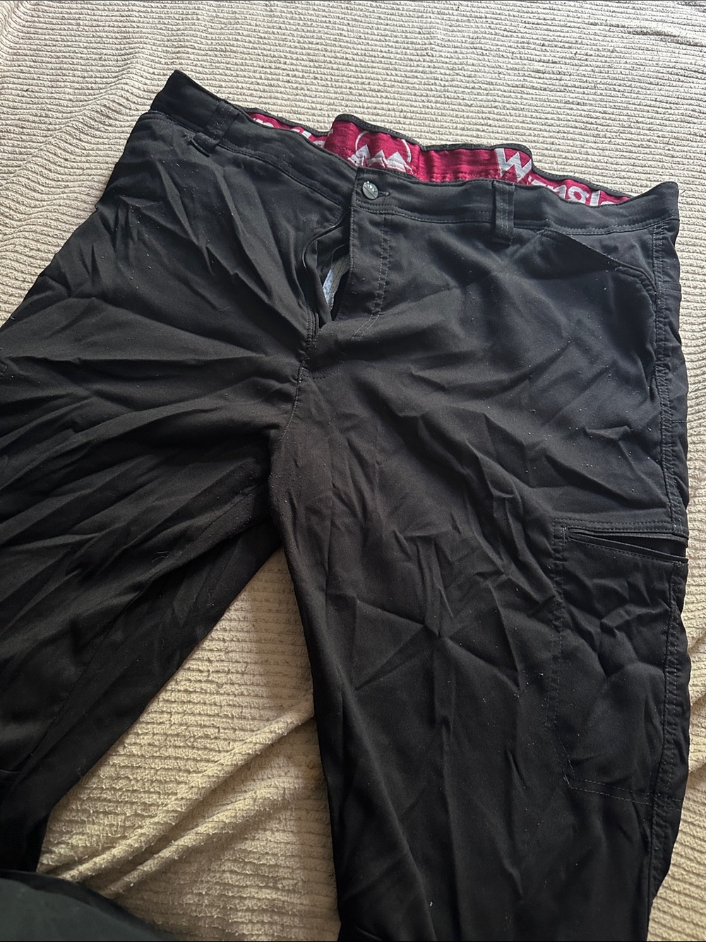 Men's Black wrangler Casual Pants
